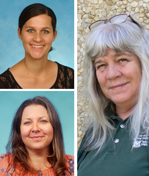 Dr. Amy Burt, Peggy Hovatter and Heather Merritt